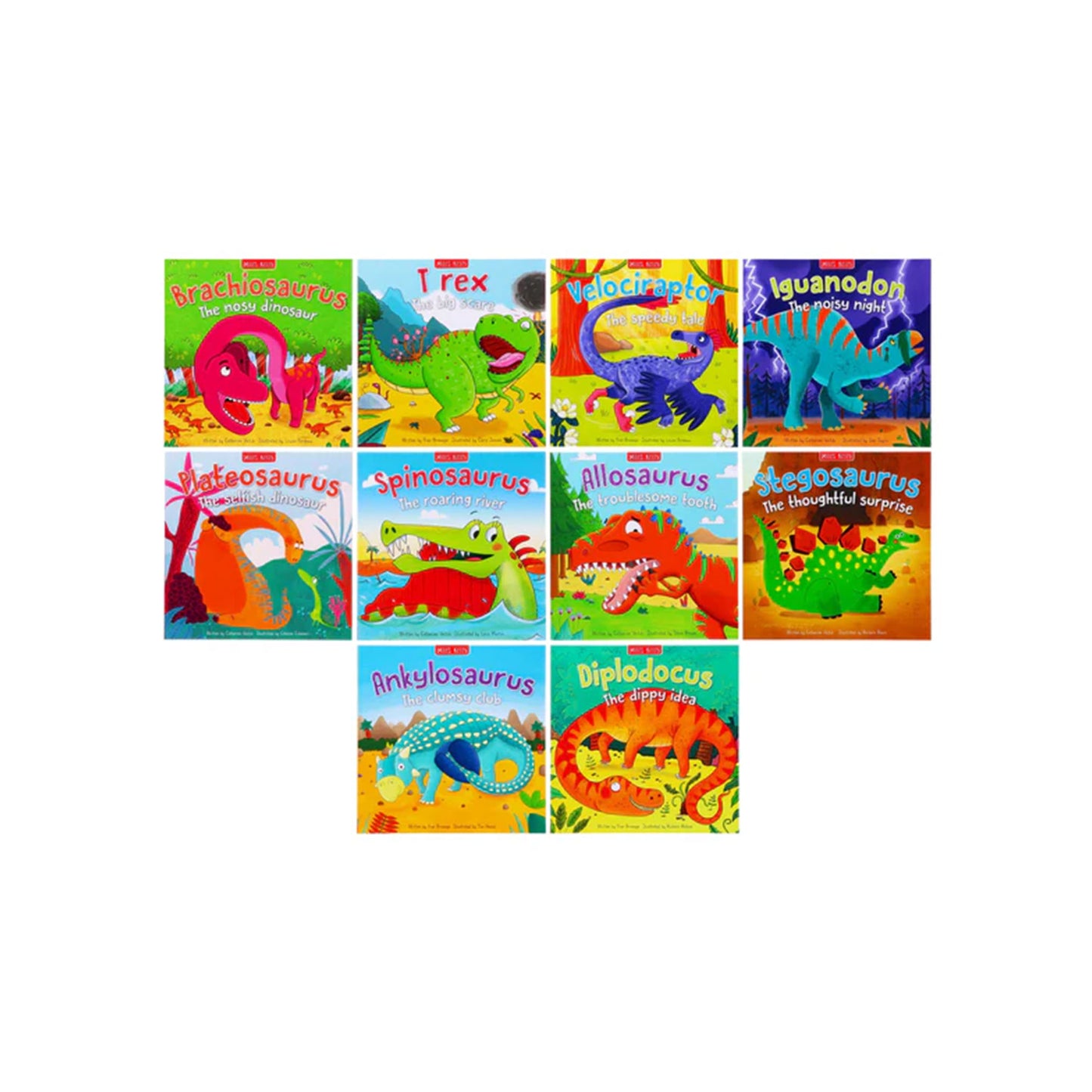 Dinosaur Adventures 10 Books Collection Set By Catherine Veitch