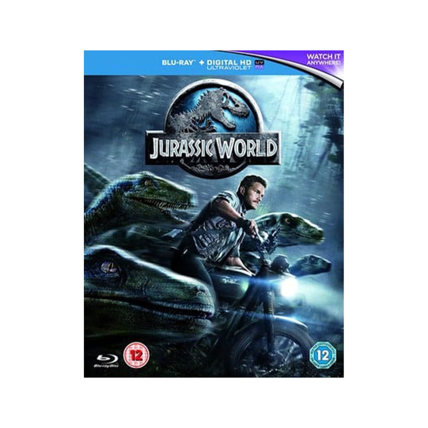 Jurassic World Blue-Ray DVD